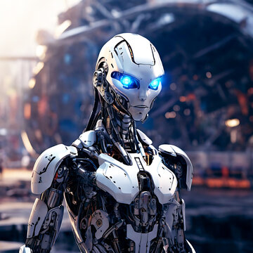Best robotic alien picture by ai generated.