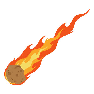 recommend clip art: Asteroid Illustration