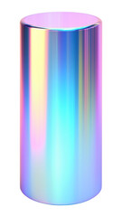 Fototapeta premium PNG Cylinder shape cylinder white background abstract