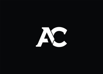 AC  creative logo design and letter logo