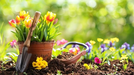 Springtime Gardening Tips Provide gardening tips and advice for starting a spring garden Discuss planting schedules, soil preparation, and tips for nurturing your garden throughout the season
