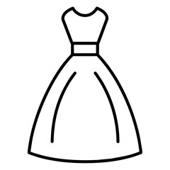 dress ,wedding icon