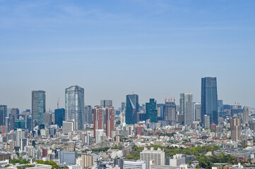 日本の首都東京の都市風景