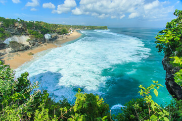 beautiful beach at Bali, Indonesia.