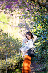 woman in the park