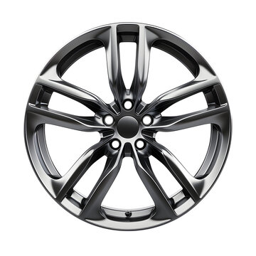 alloy wheel aluminium sharp spokes lightweight sculpted mat finish transparent