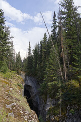 Maligne Canyon in the Summer
