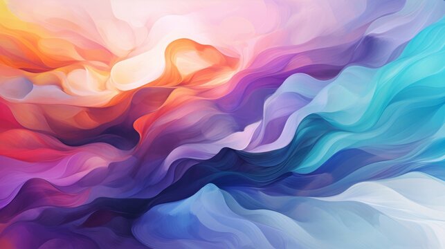 Abstract background with Mixed technique style