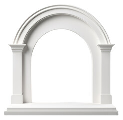 PNG Product display arch architecture white