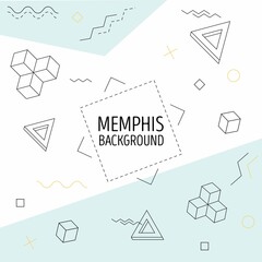 Memphis Pattern Background 2