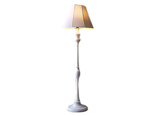 Floor lamp on transparent background
