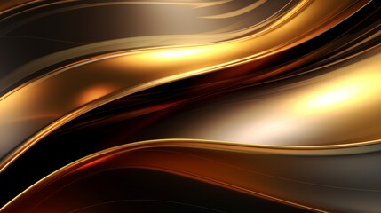 Baroque Abstract metalic background with Baroque Style