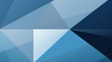 blue and black background with triangle silhouette, in the style of light navy and light gray