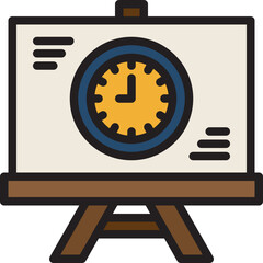 time color line style icon