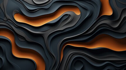 matte leather background paper design, in the style of wavy lines and organic shapes, topographical realism, organic stone carvings