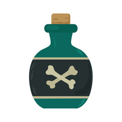Poison bottle icon clipart avatar logotype isolated vector