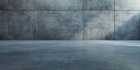 Contemporary concrete wall and floor texture background