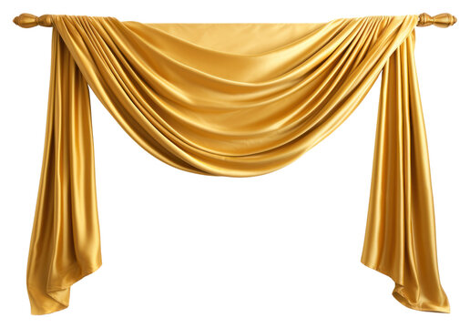 PNG  Curtain gold white background architecture