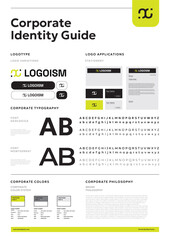 modern Brand Identity Poster Layout