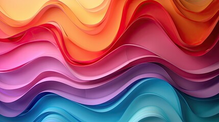 A bright background of thin multicolored sheets of paper.