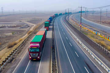 Chinas Belt and Road Initiative impacts trade routes and logistics.