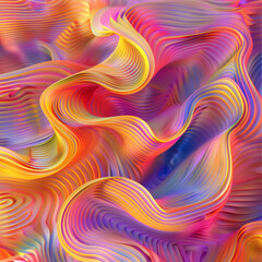 Fototapeta premium creative design in modern style on soft light background. Digital paint background. Abstract graphic background. Abstract pattern. 