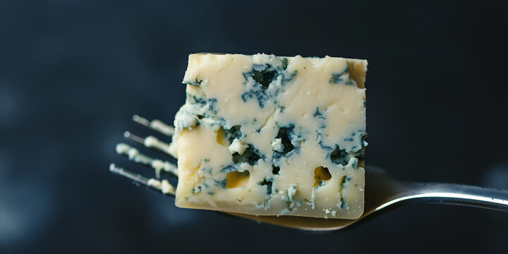 French cheese with blue mold French cuisine piece of blue cheese with honeycombs Roquefort cheese with walnuts and thyme Slice of French Roquefort cheese accompanied with walnuts pears and fresh thy