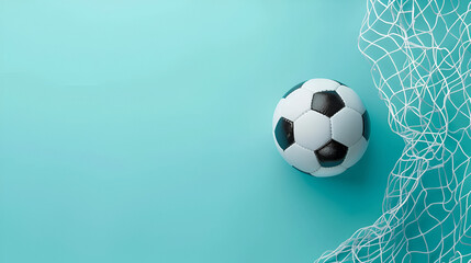 Football ball 3d object 3d illustration graphic background element sport abstract Soccer ball flying away Soccer ball flying awaym Generative Ai