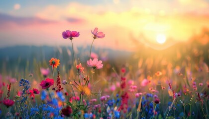 Beautiful wild flowers