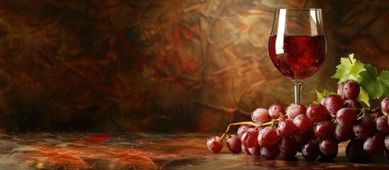 Header image with a wine theme
