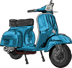 scooter illustration © Prathamesh