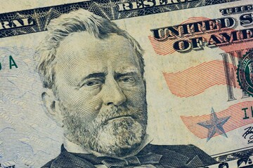 Ulysses S Grant Portrait - obrazy, fototapety, plakaty