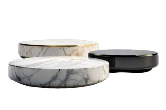 set-of-marble-transparent background - Powered by Adobe