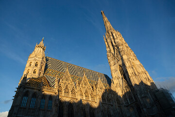 St. Stephen's Cathedral, a medieval Catholic church in the center of Vienna