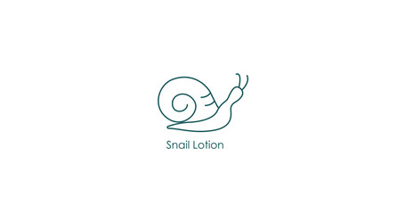 Snail Lotion Skincare Product Vector Icon