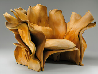 Floral Elegance: Chair Inspired by Blossoming Flowers