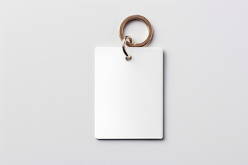 Keycard png product mockup, transparent design