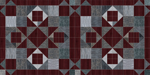 Seamless pattern colorful design wood mixed texture, wall tiles for decor.
