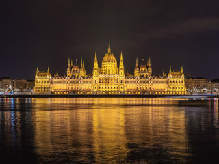 Night view at Budapest, Hungary.