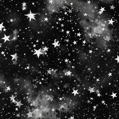asthetic stars wallpaper,black and white