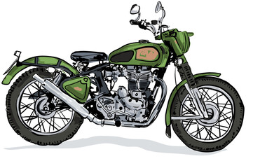 motorcycle illustration