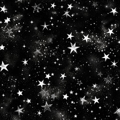 asthetic stars wallpaper,black and white