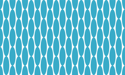 Circle oval pattern in blue, repeat, replete pattern, endless fabric pattern, blue oval dot bubble strip