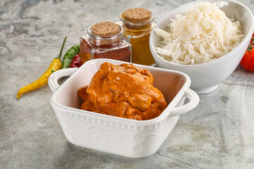Indian cuisine - chicken butter masala