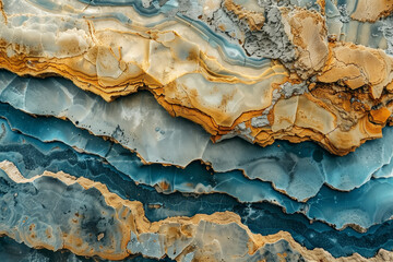 Striking layers of colorful geological formations natural wallpaper background