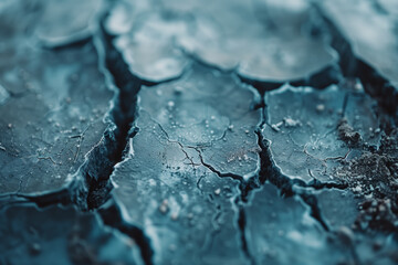 Close-up of cracked surface natural wallpaper background