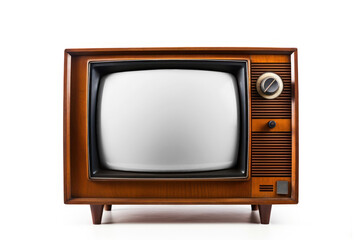 Vintage television screen png mockup, transparent design