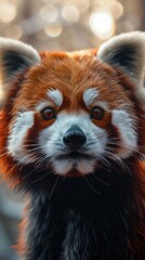 Close Up Portrait of a Red Panda