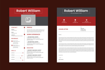 Resume and Cover Letter Layout Set