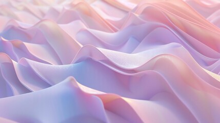 Obraz premium Mirage Melody: Gentle hues sway rhythmically with the rippling desert dunes, creating a serene melody when viewed from above.